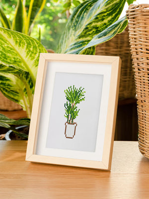 Mini Diamond Painting - Oasis Verdoyante (12 pièces)