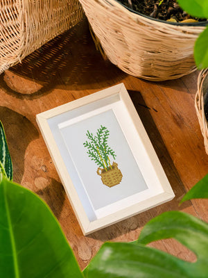 Mini Diamond Painting - Oasis Verdoyante (12 pièces)
