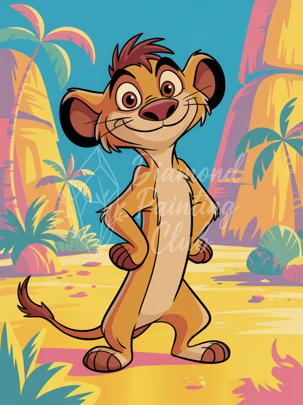 Broderie Diamant Le Jeune Simba