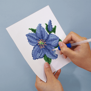 Mini Diamond Painting - Éclat Floral Varié (12 pièces)