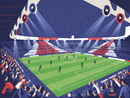 Broderie Diamant Stade en Fusion