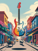 Broderie Diamant Harmonie Urbaine