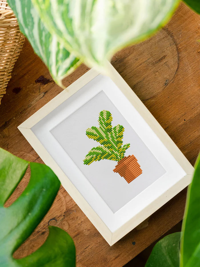 Mini Diamond Painting - Oasis Verdoyante (12 pièces)