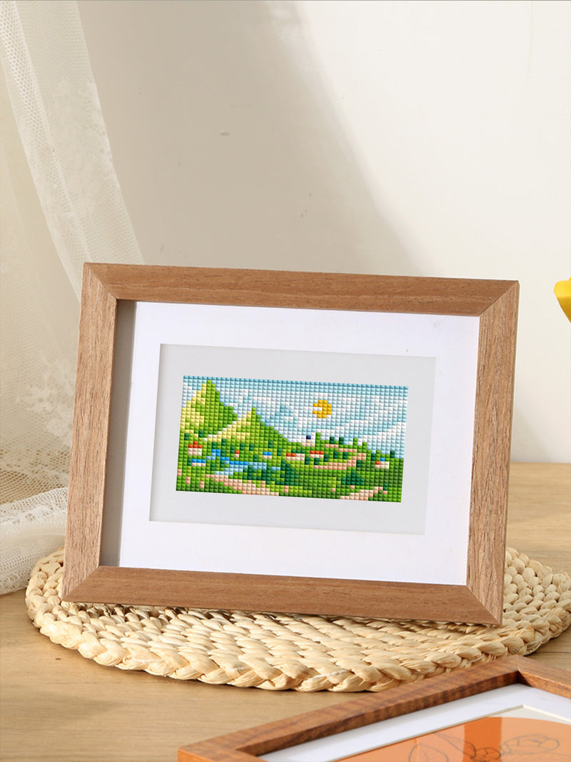 Mini Diamond Painting - Paysages en Évasion (10 pièces)