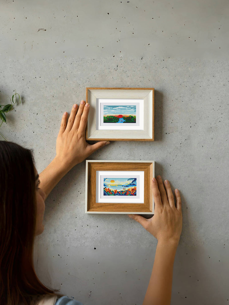 Mini Diamond Painting - Paysages en Évasion (10 pièces)