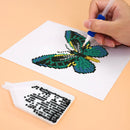Mini Diamond Painting - Papillons Multicolores (4 pièces)