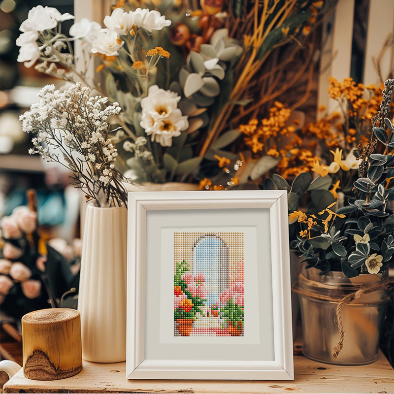Mini Diamond Painting - Portes Méditerranéennes (12 pièces)