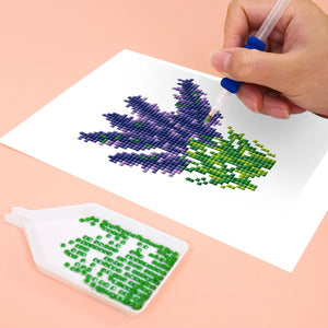 Mini Diamond Painting - Fleurs de Printemps (4 pièces)