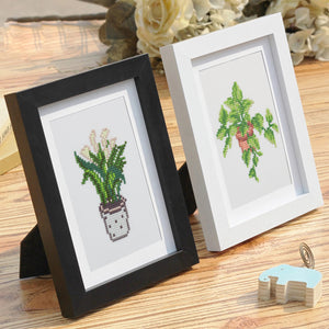 Mini Diamond Painting - Oasis Verdoyante (12 pièces)