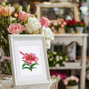 Mini Diamond Painting - Éclat Floral Varié (12 pièces)