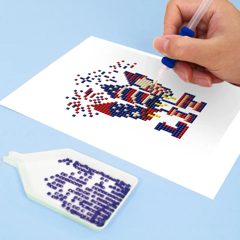 Mini Diamond Painting - USA Célébration (4 pièces)