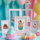 Mini Diamond Painting - Douceurs Gourmandes (12 pièces)