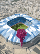 Broderie Diamant Stade Urbain Céleste