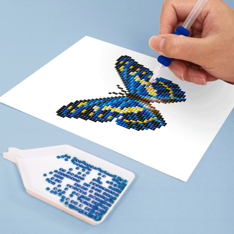 Mini Diamond Painting - Festival de Papillons (12 pièces)