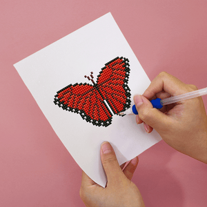 Mini Diamond Painting - Festival de Papillons (12 pièces)