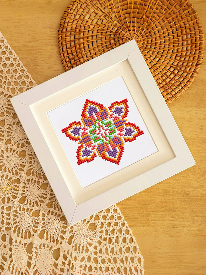 Mini Diamond Painting - Collection Mandalas & Géométriques (12 pièces)