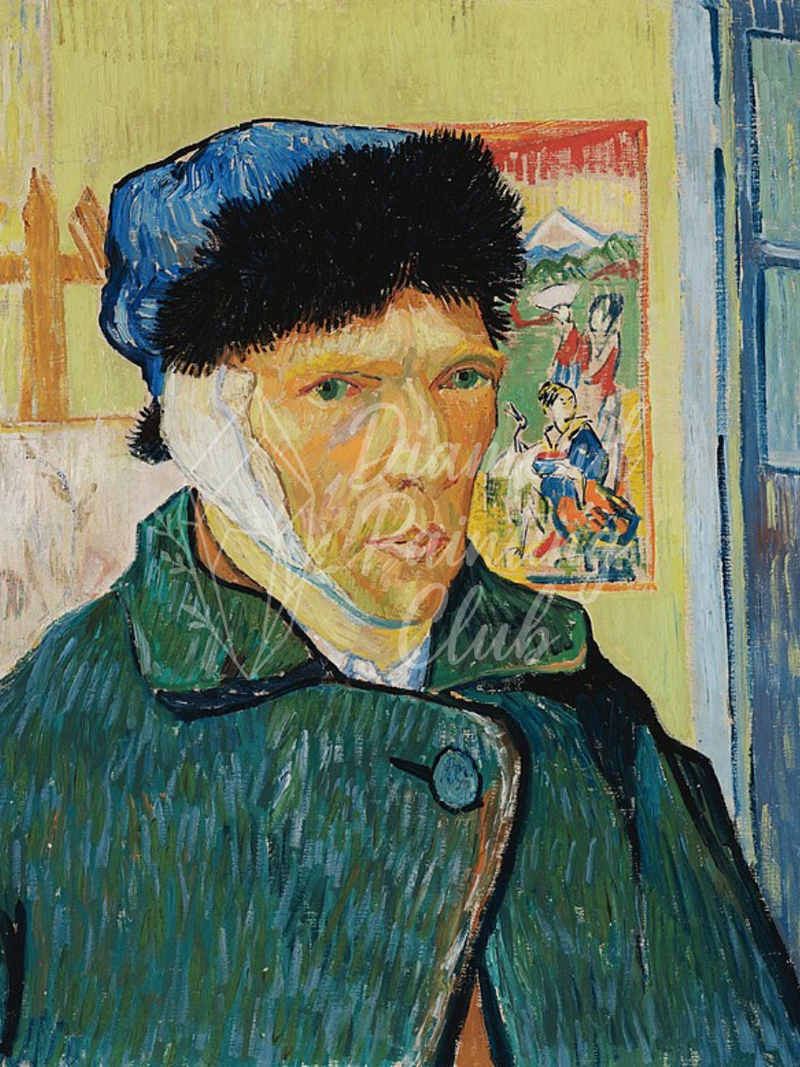 Broderie Diamant Autoportrait à l'Oreille Bandée