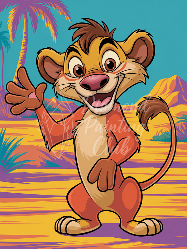 Broderie Diamant Simba Amical