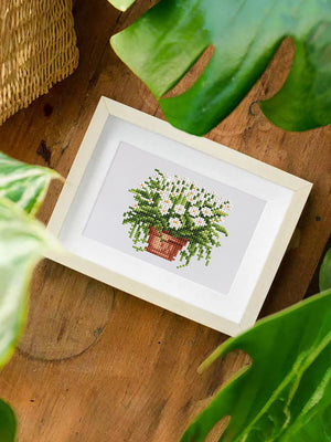 Mini Diamond Painting - Collection Végétale d'Intérieur (12 pièces)