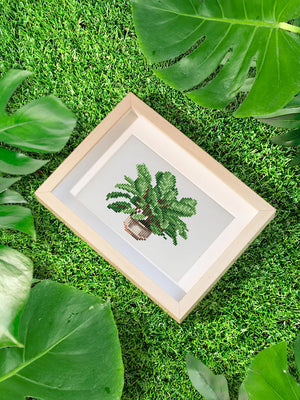 Mini Diamond Painting - Collection Végétale d'Intérieur (12 pièces)