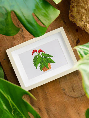 Mini Diamond Painting - Collection Végétale d'Intérieur (12 pièces)