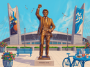 Broderie Diamant Bernard Tapie au Stade