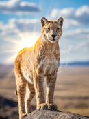 Broderie Diamant Puma Majestueux