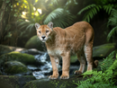 Broderie Diamant Puma au Ruisseau