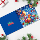 Cartes de vœux (x12) – Oiseaux de Noël
