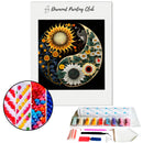 Broderie diamant Yin et yang Tournesol | Diamond-painting-club.com