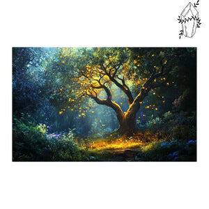 Broderie diamant Fée de l'arbre de vie | Diamond-painting-club.com