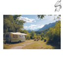 Broderie diamant Camping dans la forêt | Diamond-painting-club.com