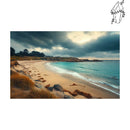 Broderie diamant Plage de bretagne | Diamond-painting-club.com