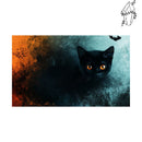 Broderie diamant Chaton noir malchanceux | Diamond-painting-club.com