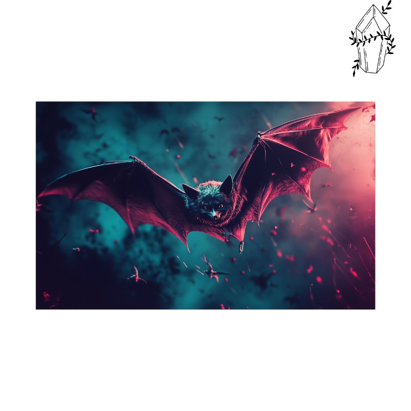 Broderie diamant  Chauve souris maléfique | Diamond-painting-club.com