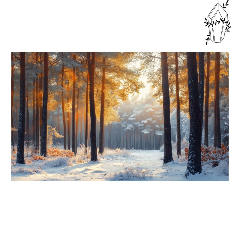 Broderie diamant Forêt en Hiver | diamond-painting-club.com