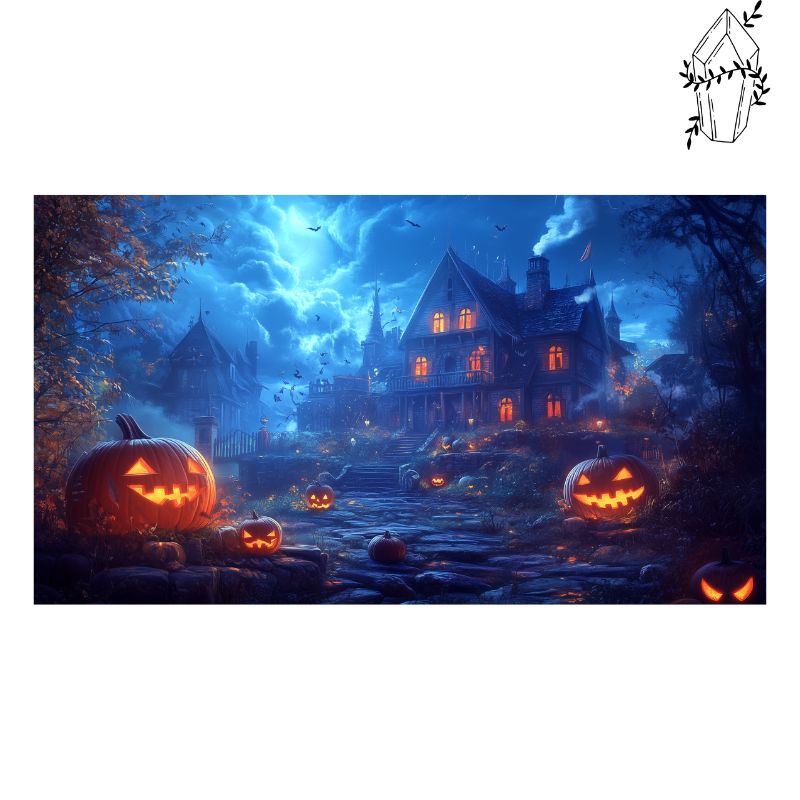 Broderie diamant Repaire d'Halloween | Diamond-painting-club.com