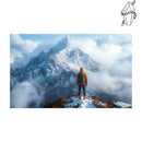Broderie diamant Grimpeur en montagne | Diamond-painting-club.com