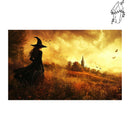 Broderie diamant Sorcière des champs | Diamond-painting-club.com