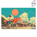 Broderie diamant Cycliste a Pattaya | Diamond-painting-club.com