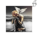 Broderie diamant Bouddha et colombe blanche | Diamond-painting-club.com