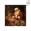 Broderie diamant Lecture du Père Noël | Diamond-painting-club.com