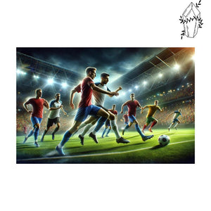 Broderie diamant Match de Foot | Diamond-painting-club.com