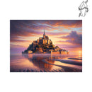 Broderie diamant Mont Saint-Michel | Diamond-painting-club.com