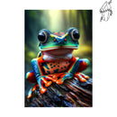 Broderie diamant Grenouille exotique | Diamond-painting-club.com