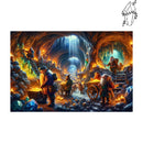 Broderie diamant Nains à la mine | Diamond-painting-club.com