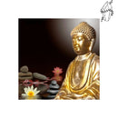 Broderie diamant Statue d'or Bouddha | Diamond-painting-club.com