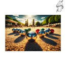 Broderie diamant Partie de pétanque | Diamond-painting-club.com