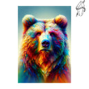 Broderie diamant Ours Multicolore | Diamond-painting-club.com