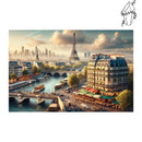 Broderie diamant Paysage de Paris | Diamond-painting-club.com
